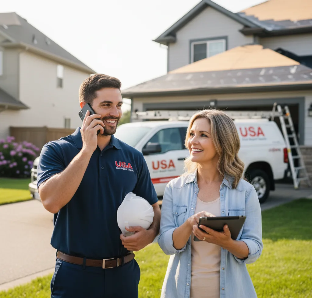 USA Roof Repair Experts customer support in Buffalo